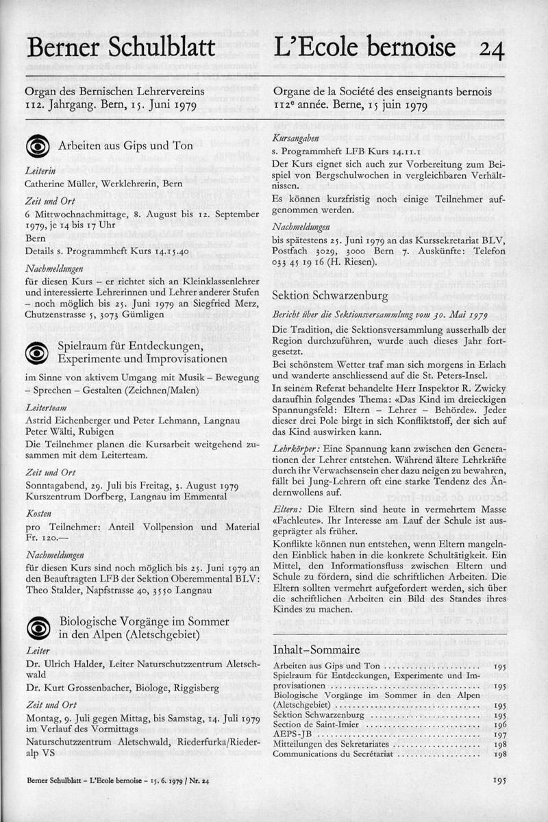 Buchumschlag - Heft 24