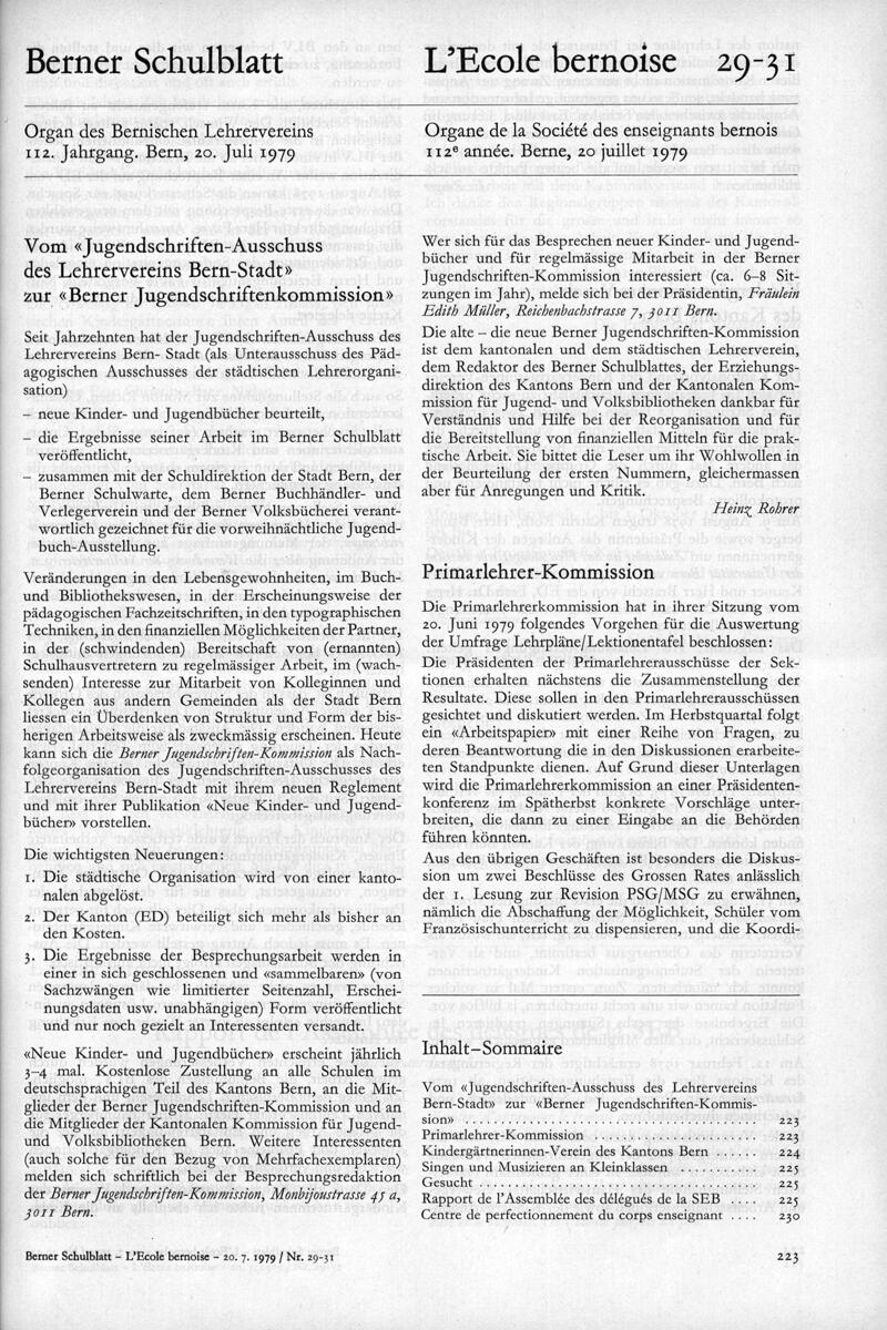 Buchumschlag - Heft 29-31