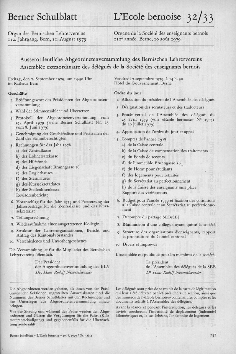 Buchumschlag - Heft 32-33