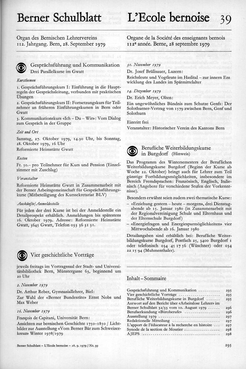 Buchumschlag - Heft 39