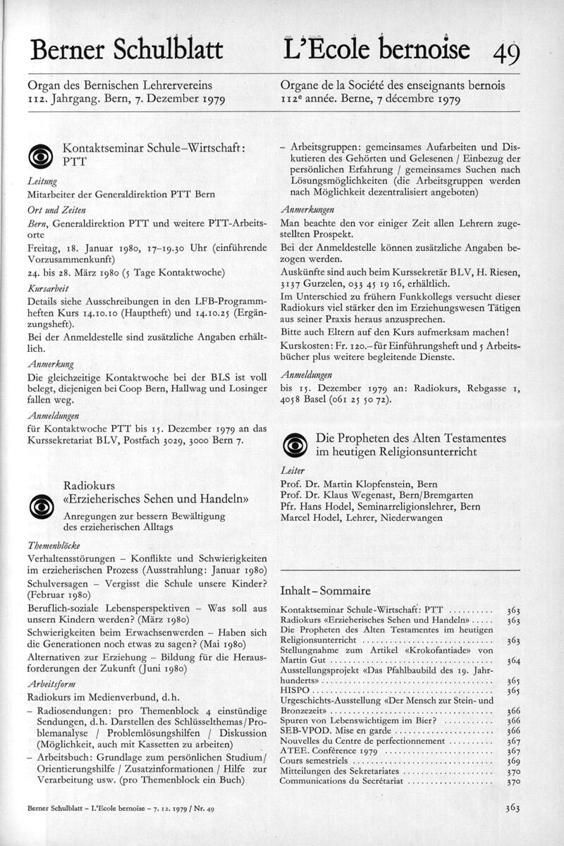 Buchumschlag - Heft 49