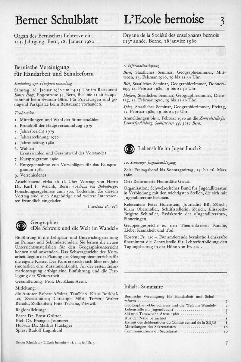 Buchumschlag - Heft 3