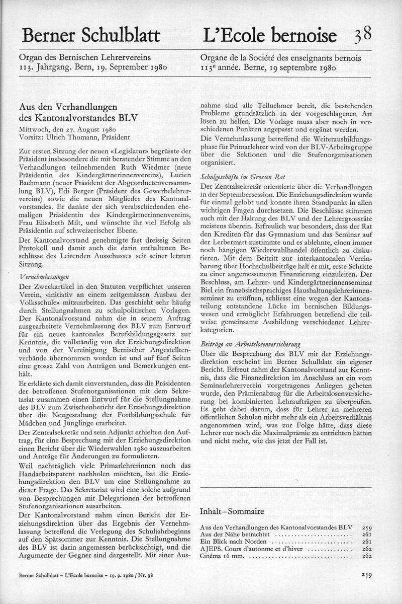 Buchumschlag - Heft 38