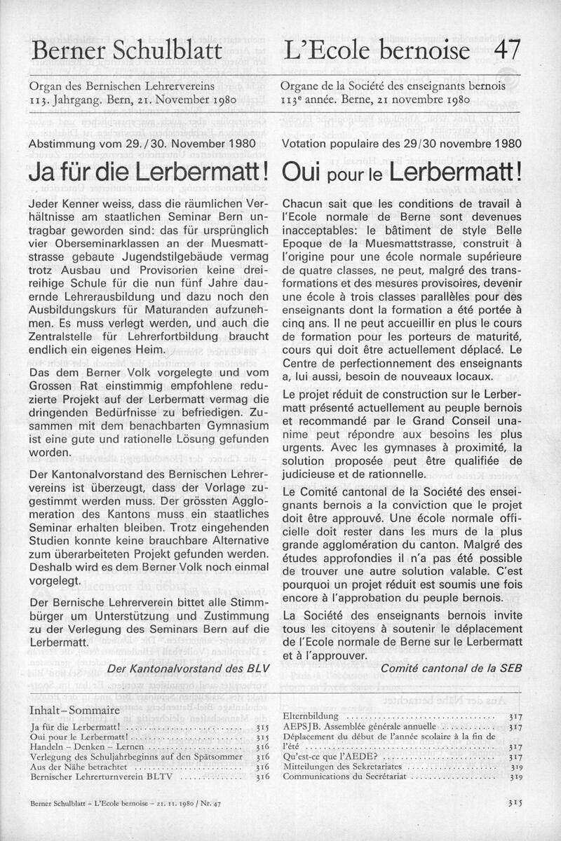 Buchumschlag - Heft 47