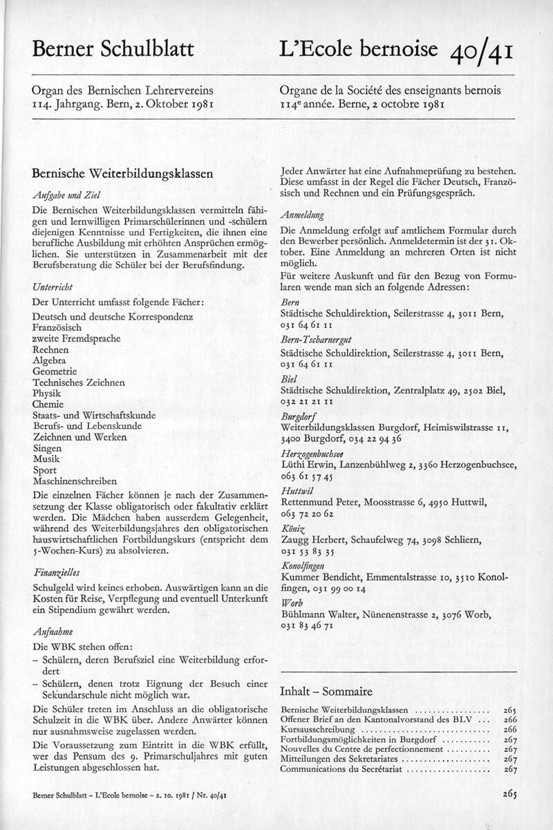 Buchumschlag - Heft 40-41