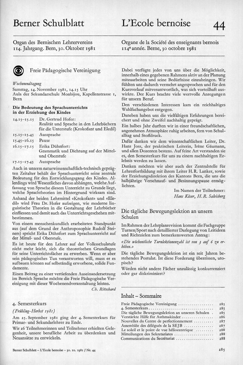 Buchumschlag - Heft 44