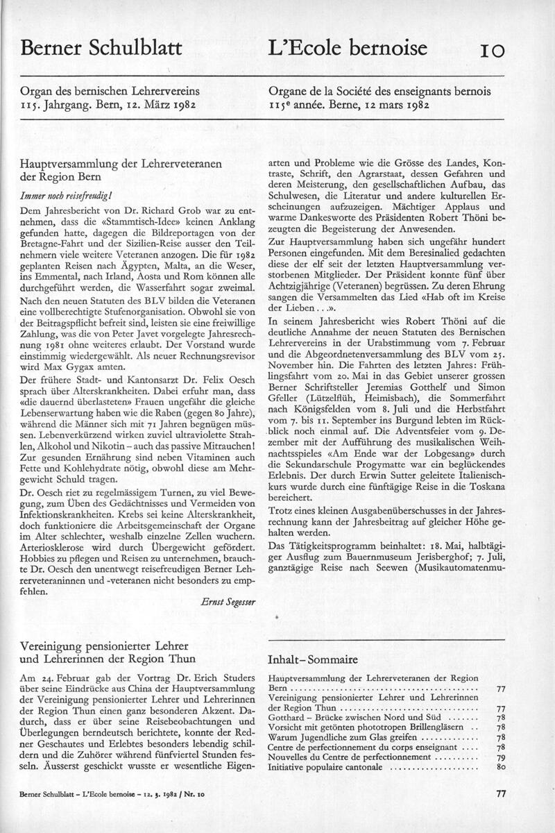 Buchumschlag - Heft 10