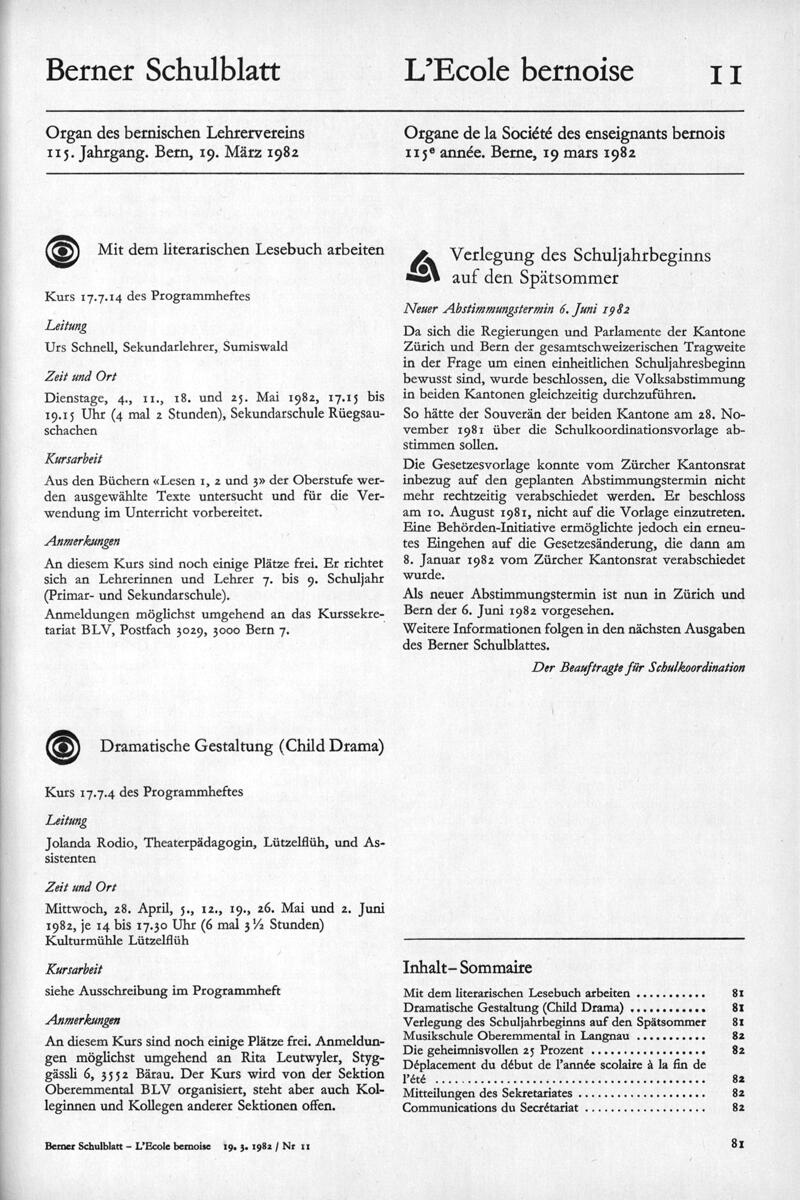 Buchumschlag - Heft 11