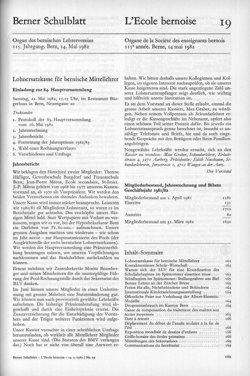 Buchumschlag - Heft 19