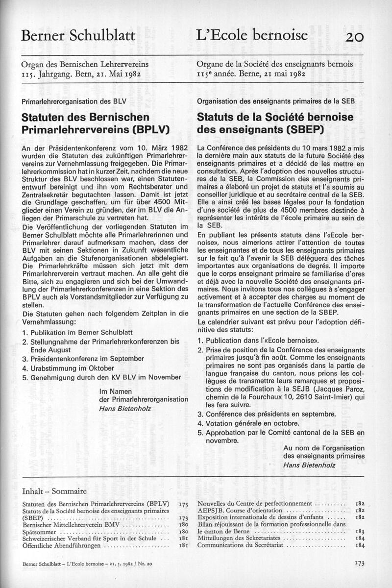 Buchumschlag - Heft 20