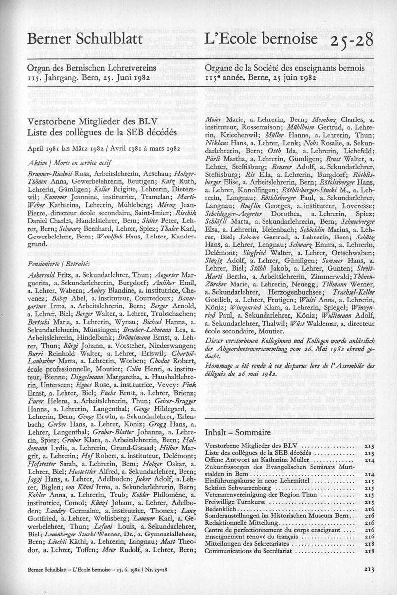 Buchumschlag - Heft 25-28