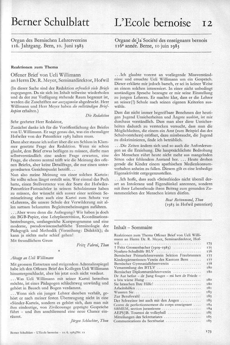 Buchumschlag - Heft 12
