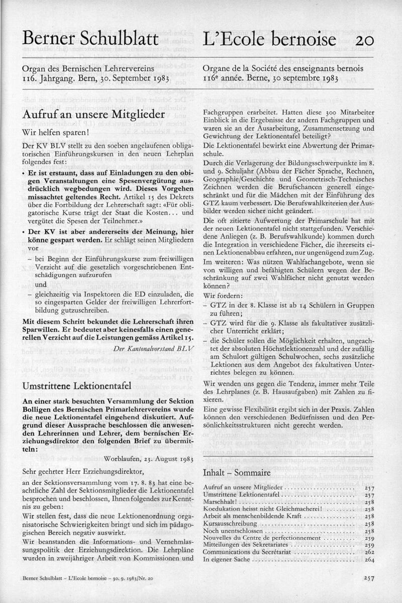 Buchumschlag - Heft 20