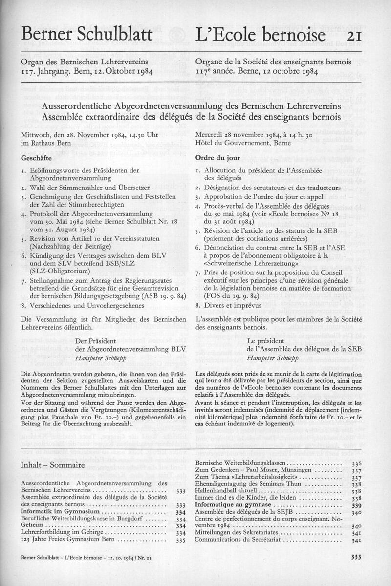 Buchumschlag - Heft 21