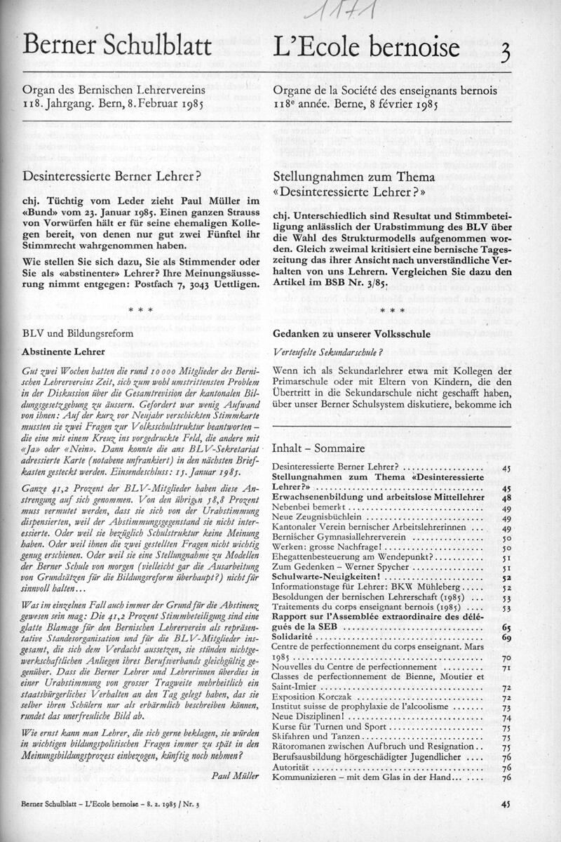 Buchumschlag - Heft 3