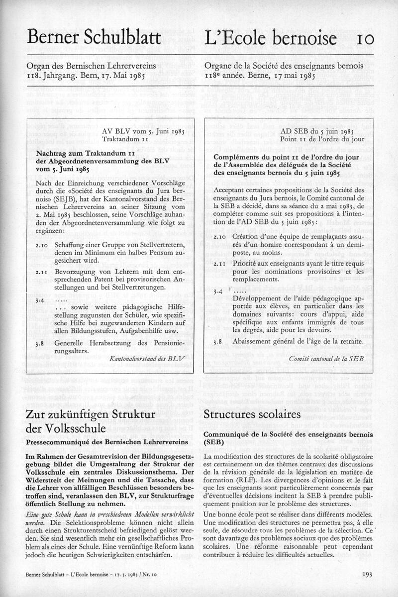 Buchumschlag - Heft 10