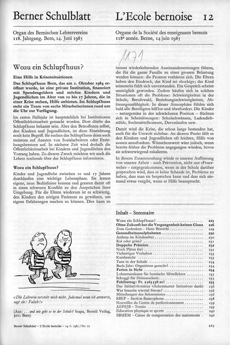 Buchumschlag - Heft 12