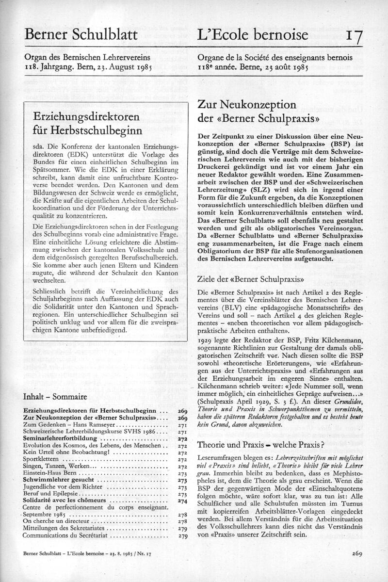 Buchumschlag - Heft 17