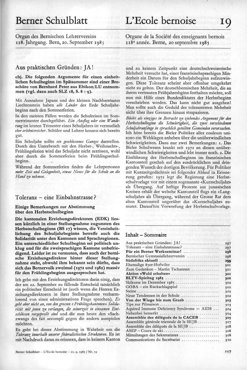 Buchumschlag - Heft 19