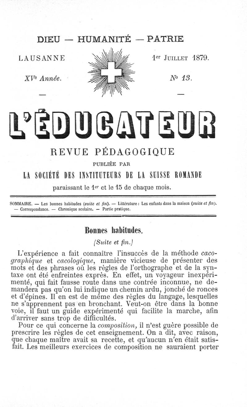 Buchumschlag - Heft 13