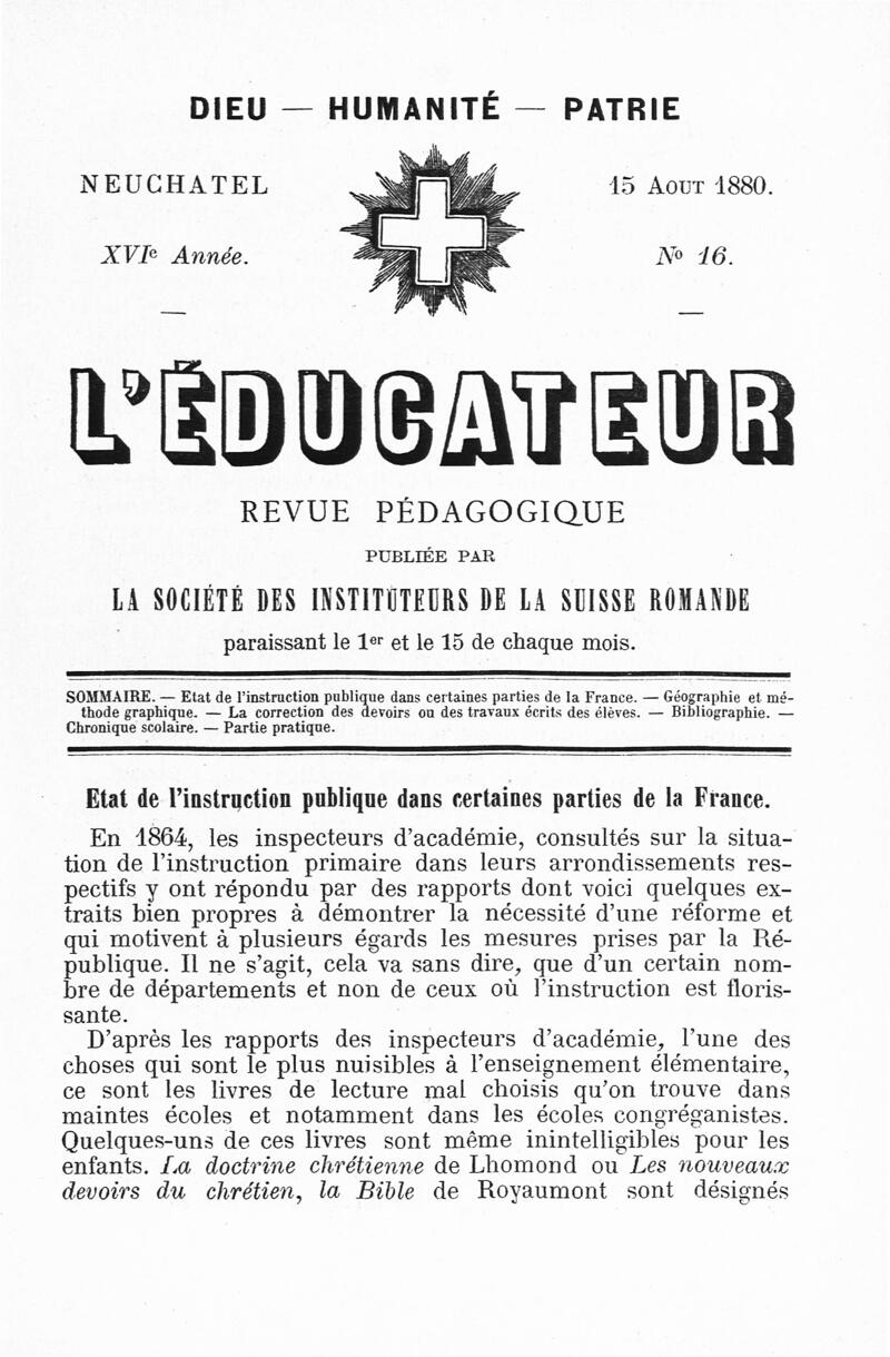 Buchumschlag - Heft 16