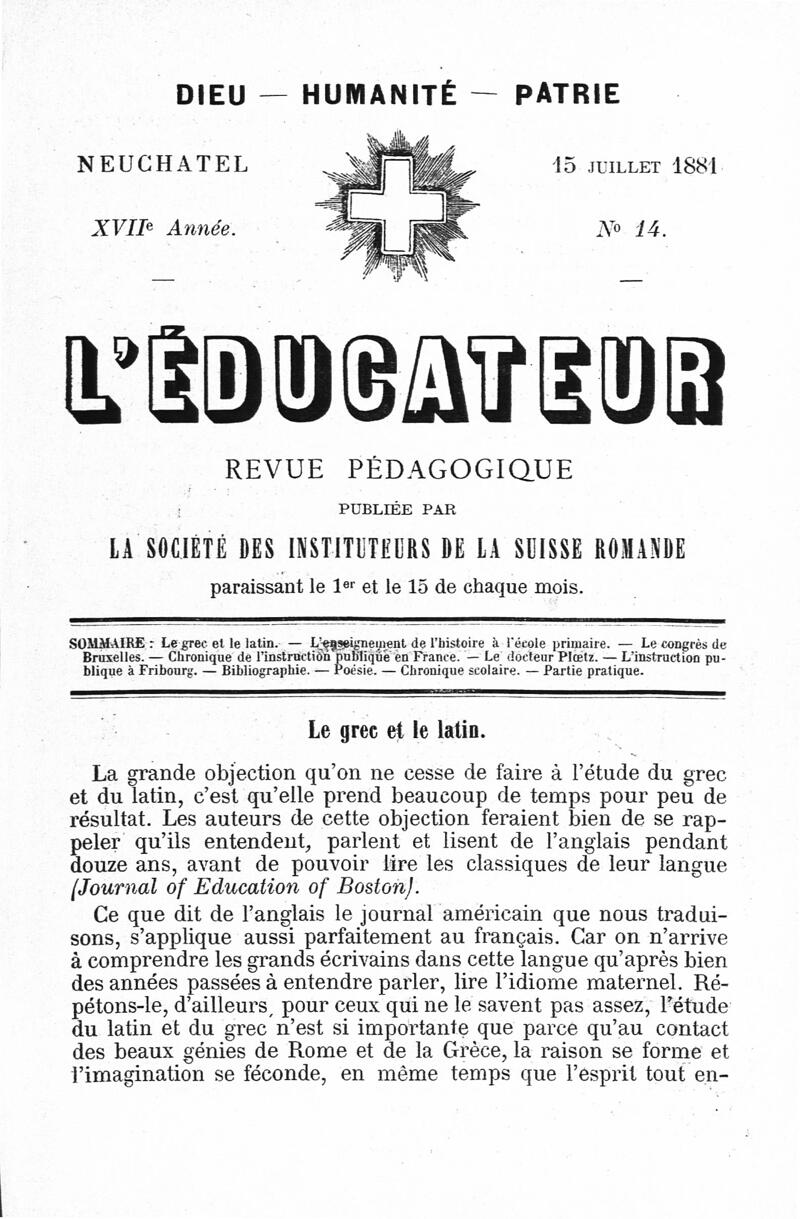 Buchumschlag - Heft 14