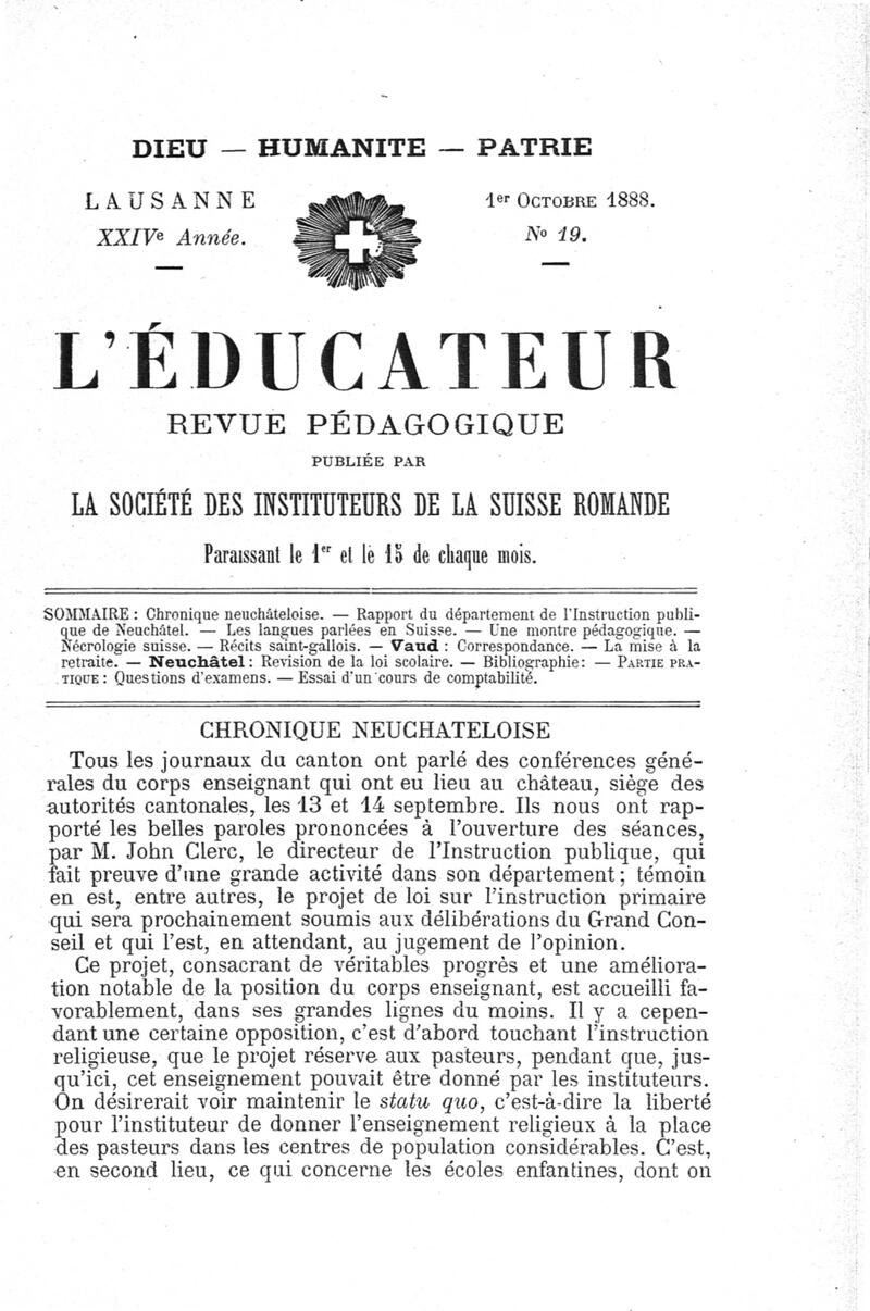 Buchumschlag - Heft 19