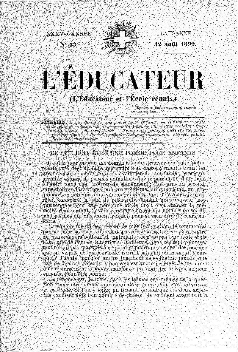 Buchumschlag - Heft 33