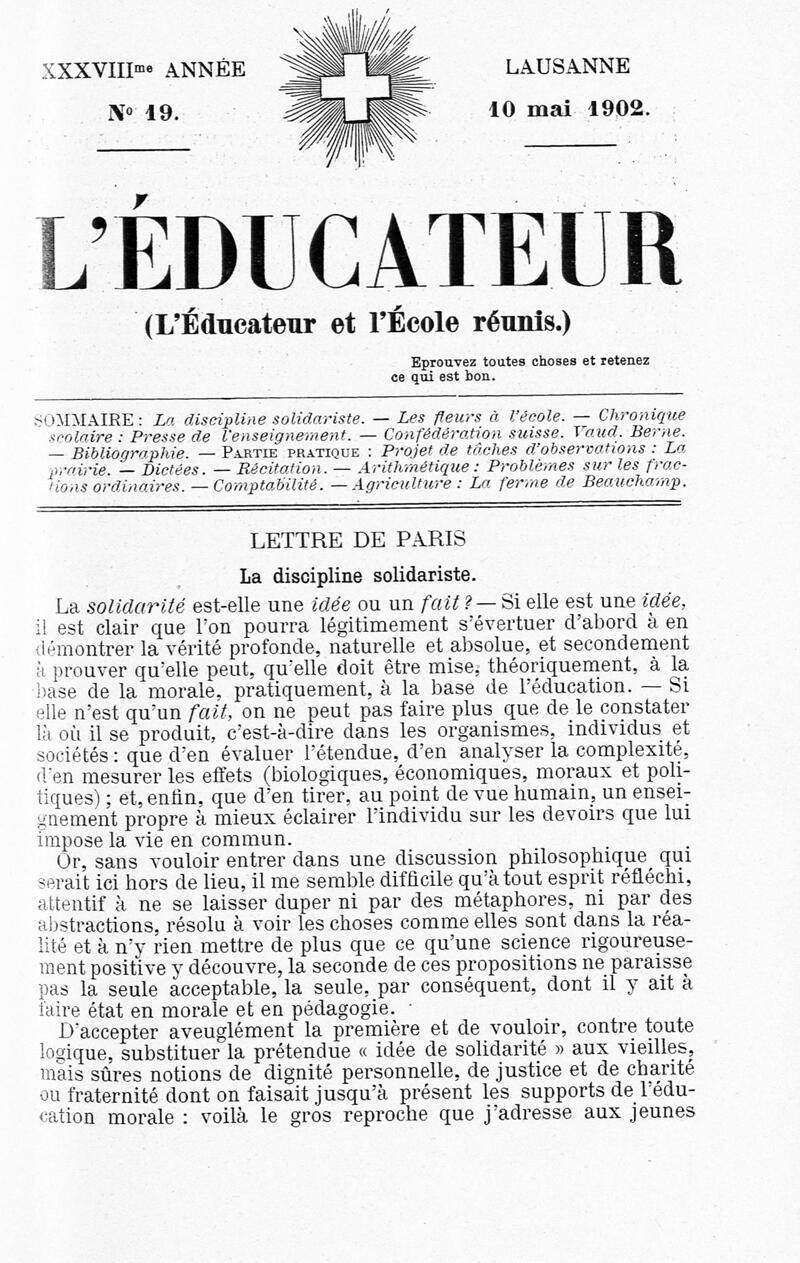 Buchumschlag - Heft 19