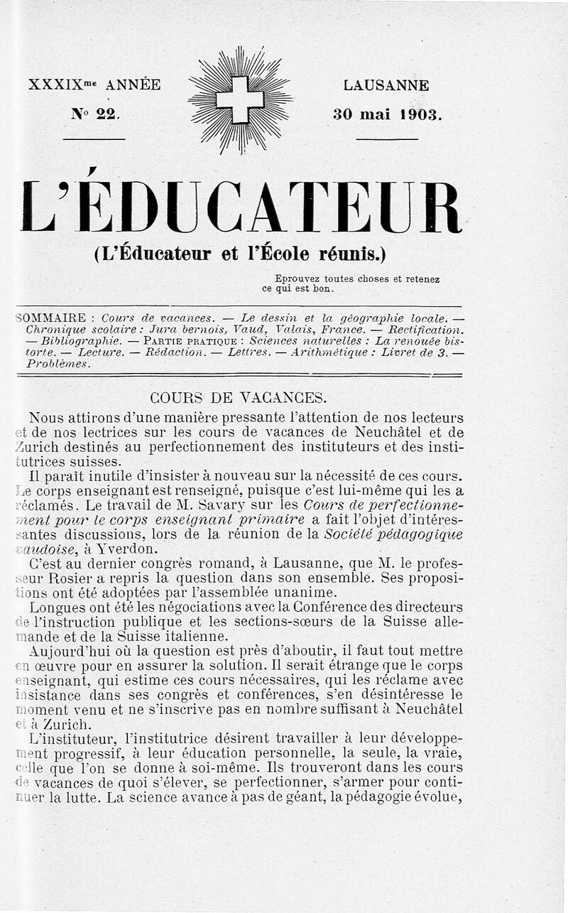 Buchumschlag - Heft 22