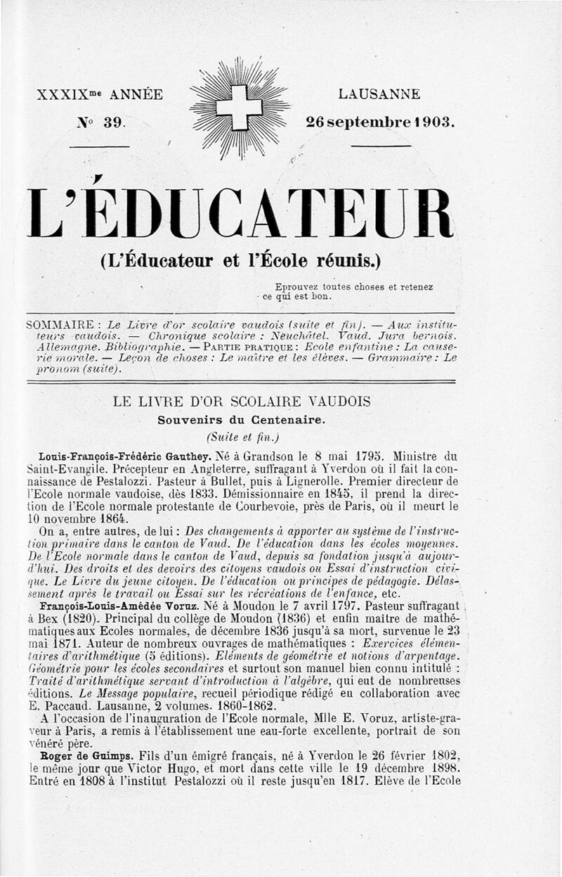 Buchumschlag - Heft 39