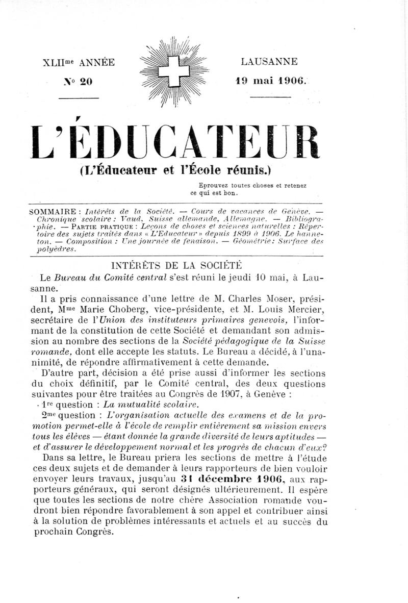 Buchumschlag - Heft 20