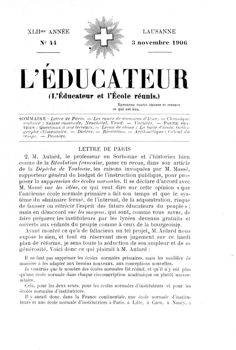 Buchumschlag - Heft 44