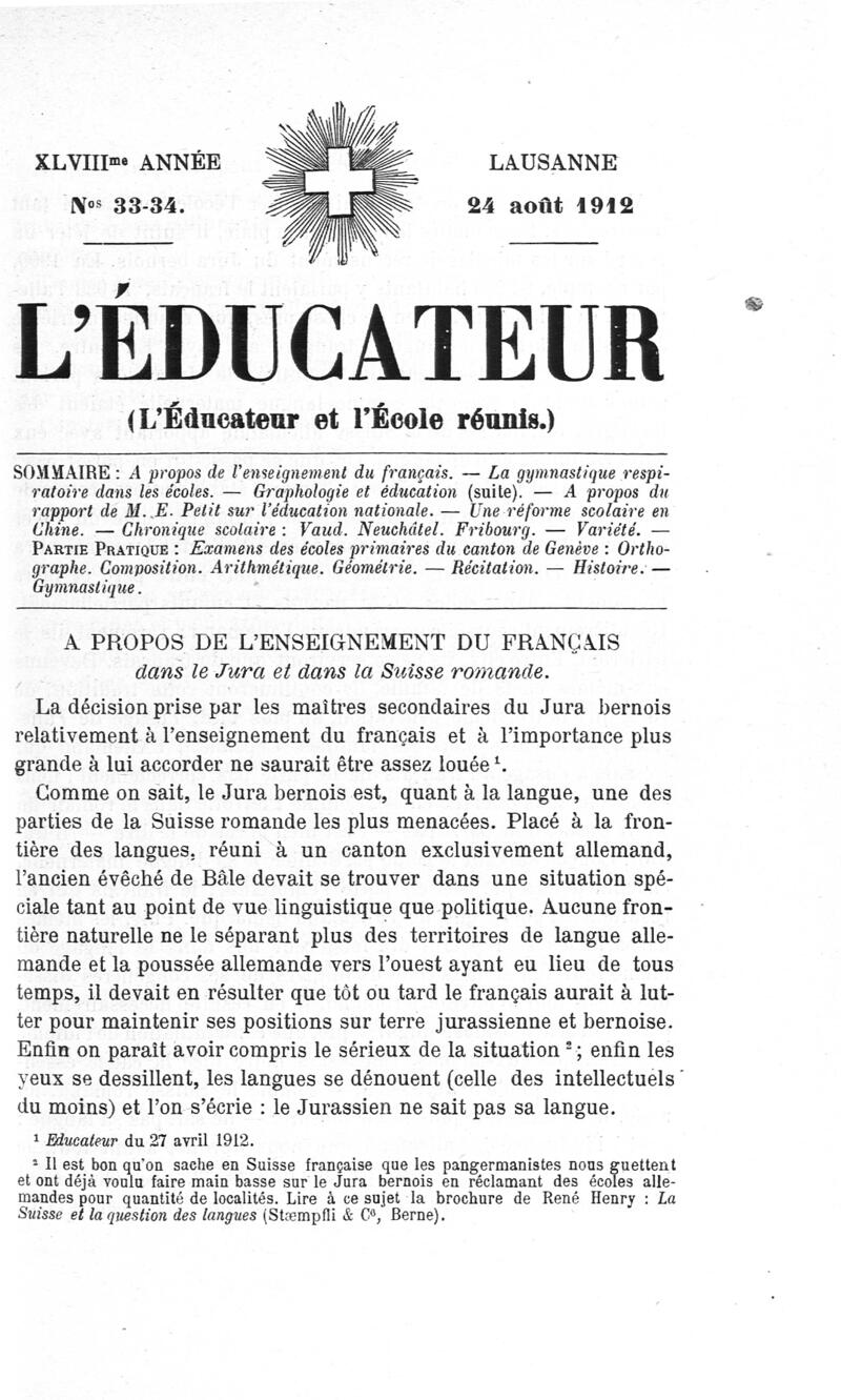 Buchumschlag - Heft 33-34