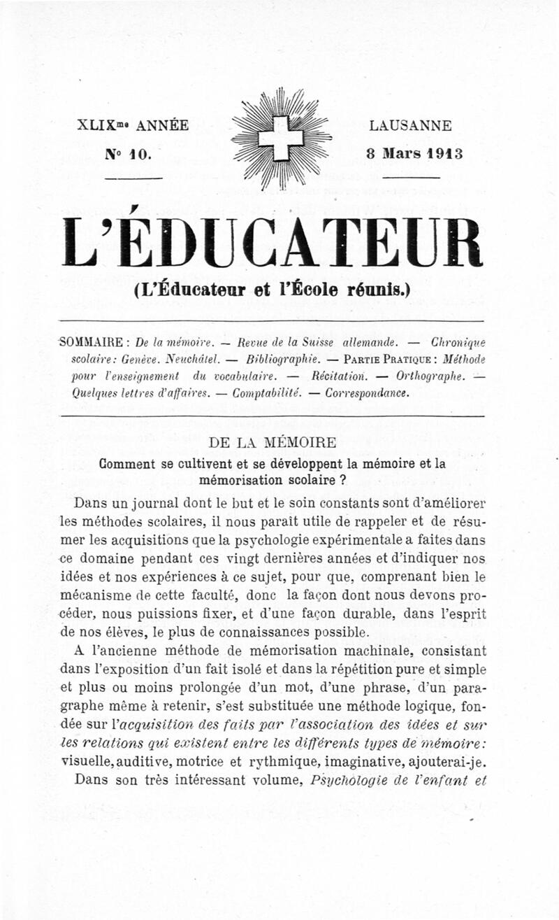 Buchumschlag - Heft 10