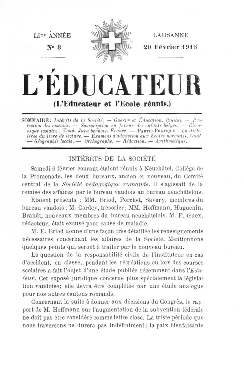 Buchumschlag - Heft 8