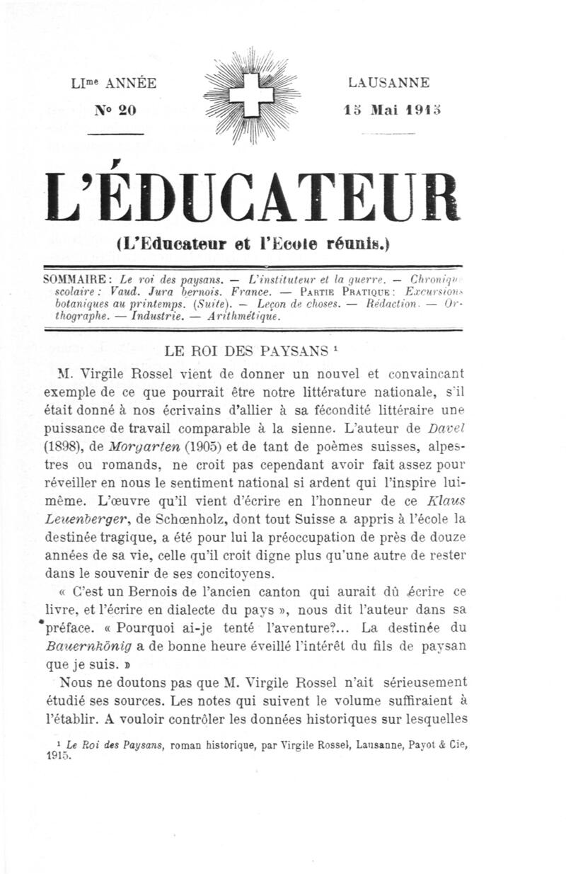 Buchumschlag - Heft 20