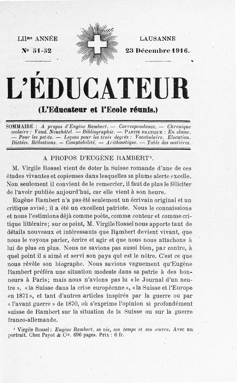 Buchumschlag - Heft 51-52