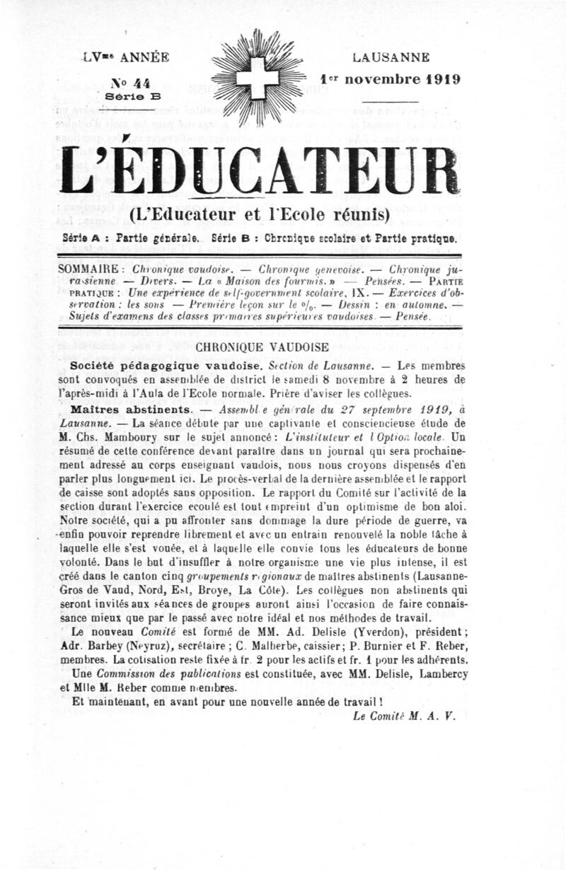 Buchumschlag - Heft 44