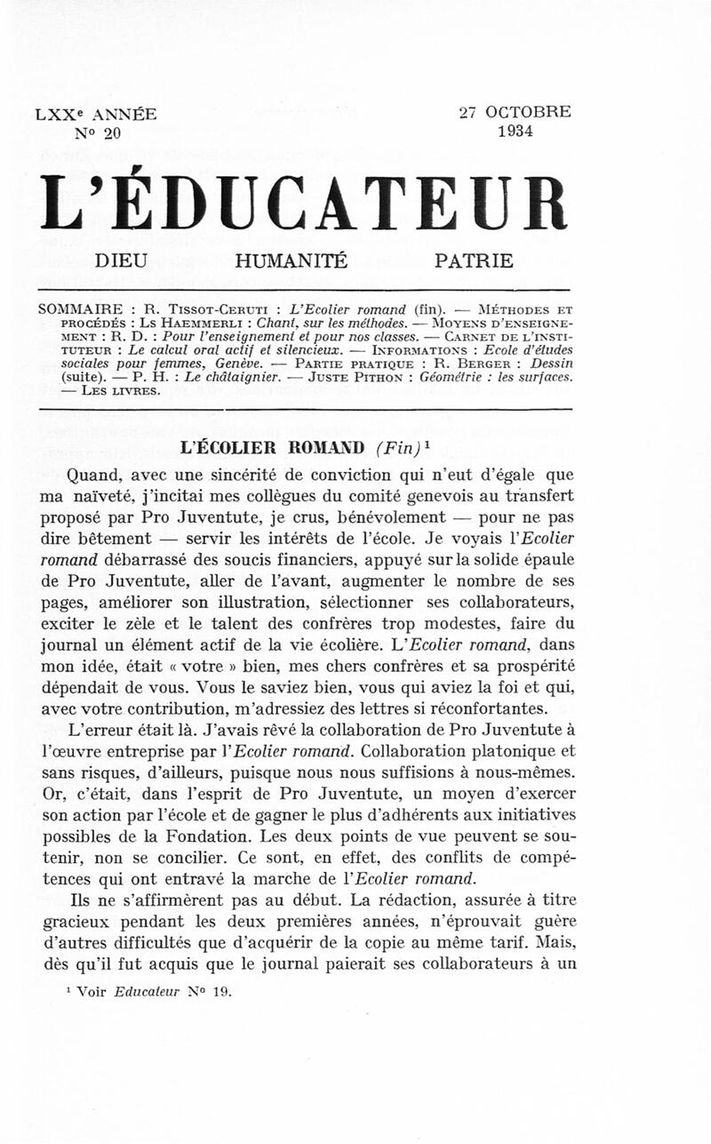 Buchumschlag - Heft 20