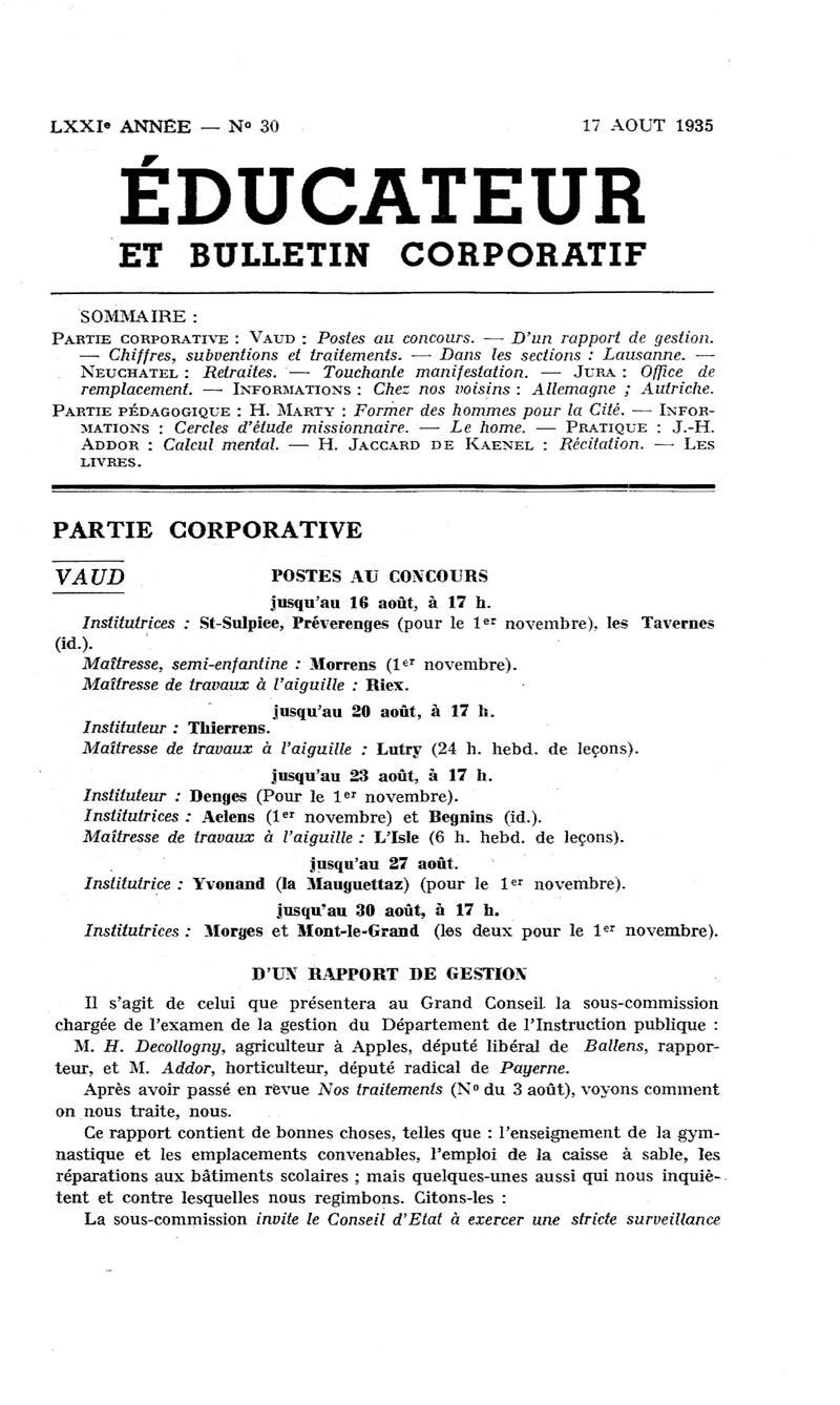Buchumschlag - Heft 30
