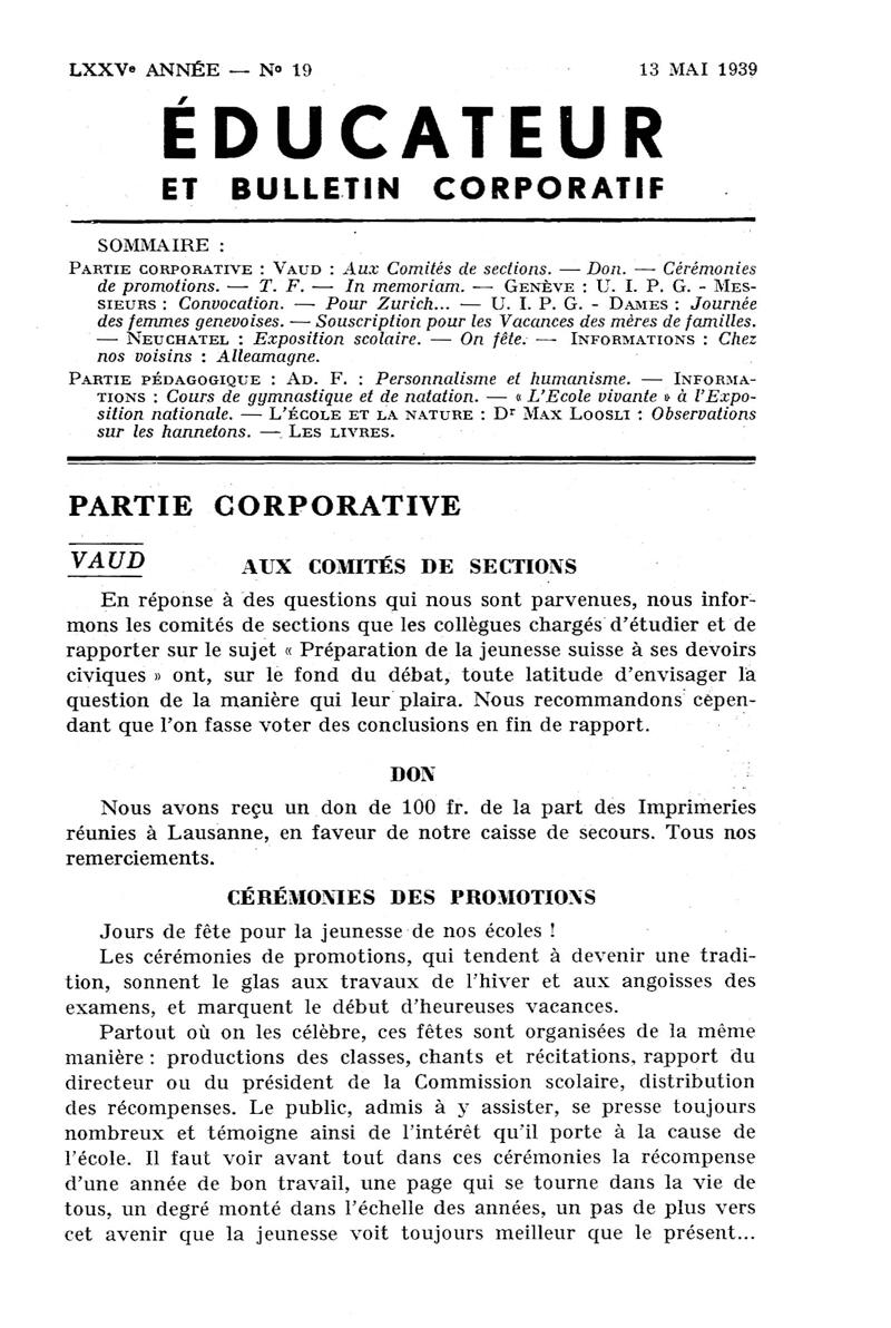 Buchumschlag - Heft 19