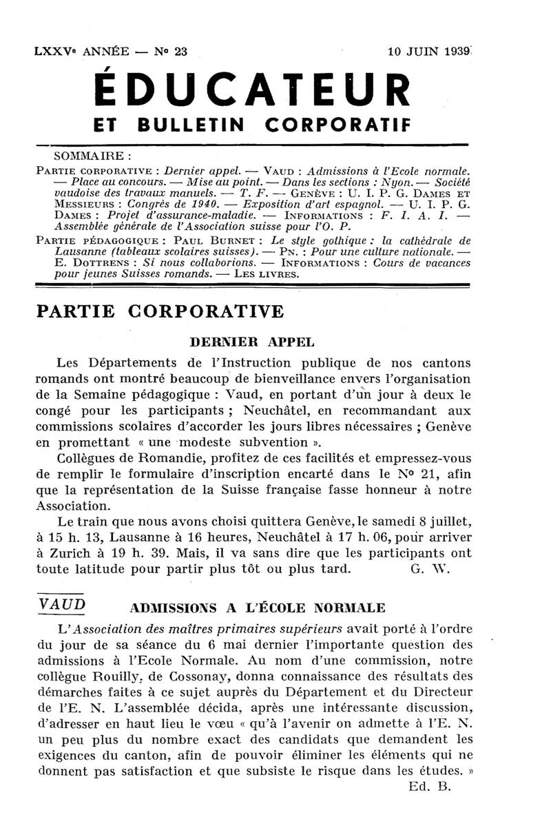 Buchumschlag - Heft 23