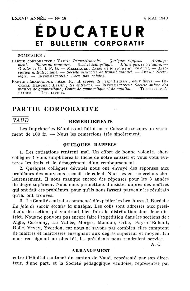 Buchumschlag - Heft 18