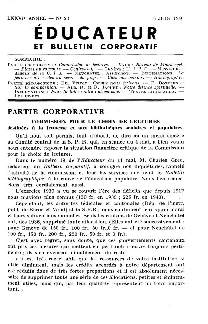 Buchumschlag - Heft 23