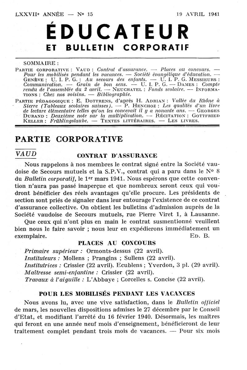 Buchumschlag - Heft 15