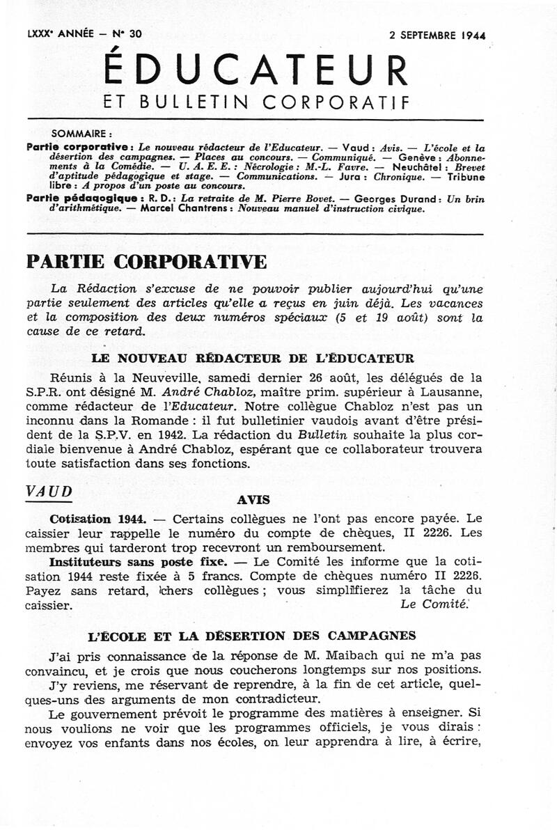 Buchumschlag - Heft 30