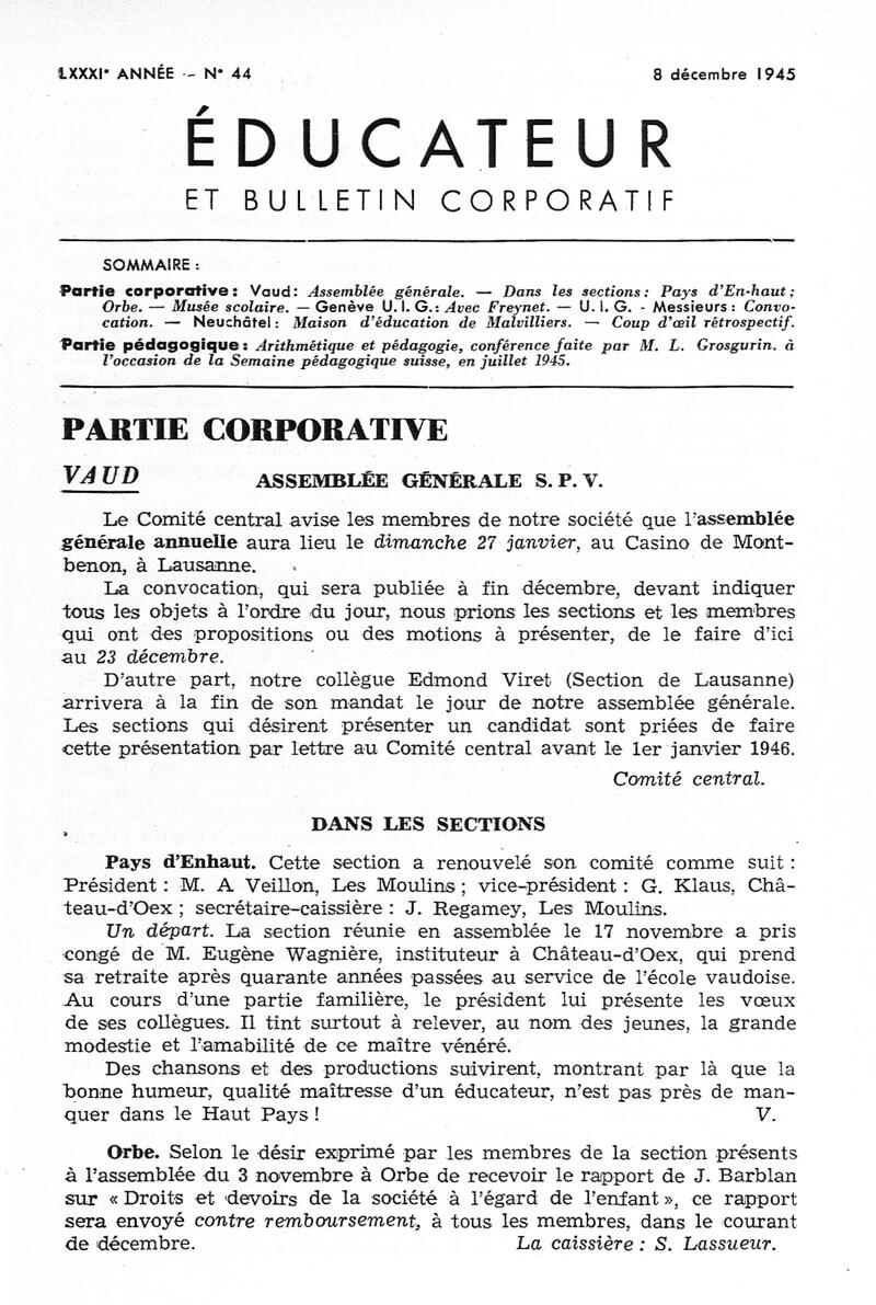 Buchumschlag - Heft 44