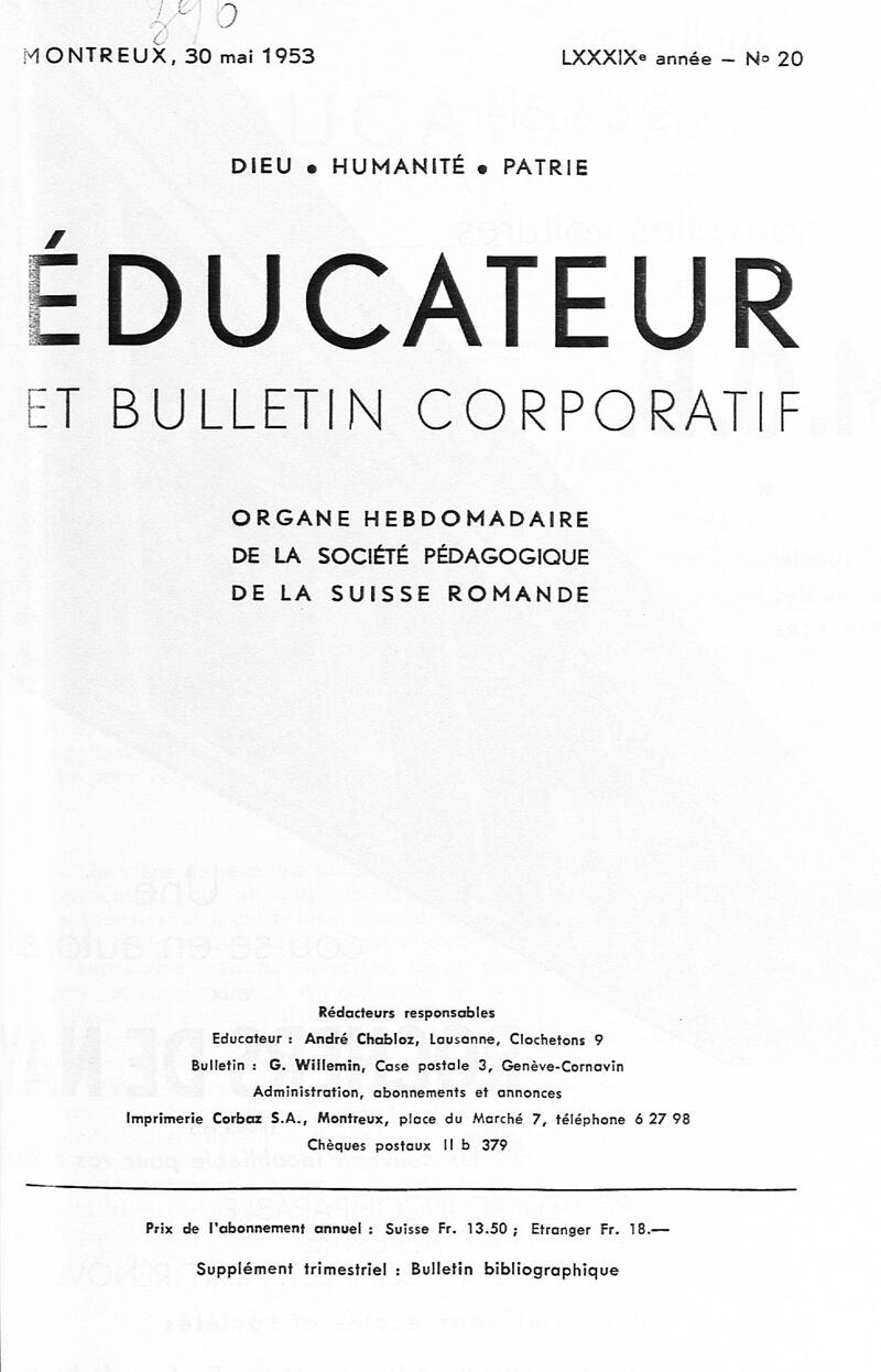 Buchumschlag - Heft 20