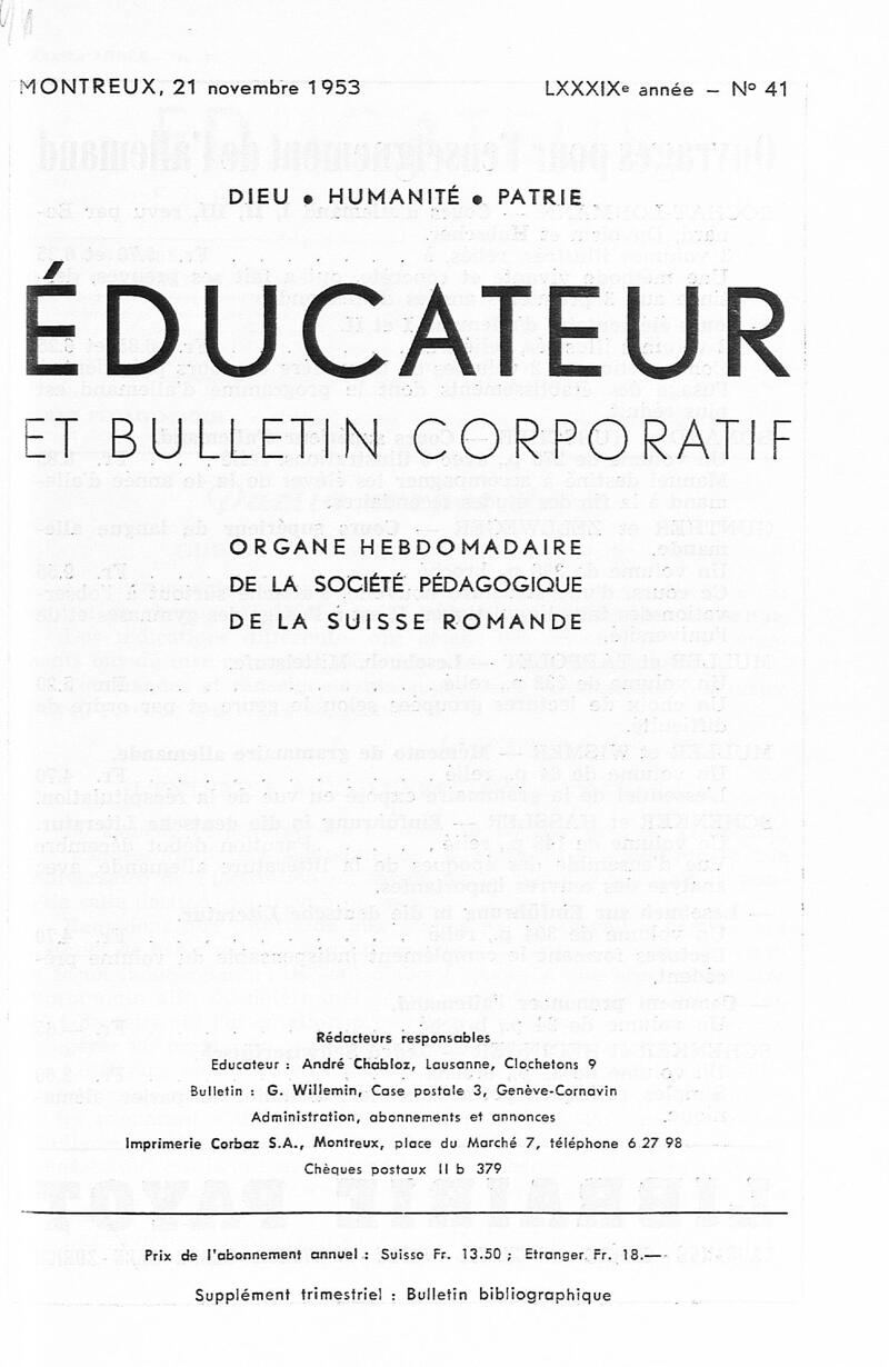 Buchumschlag - Heft 41